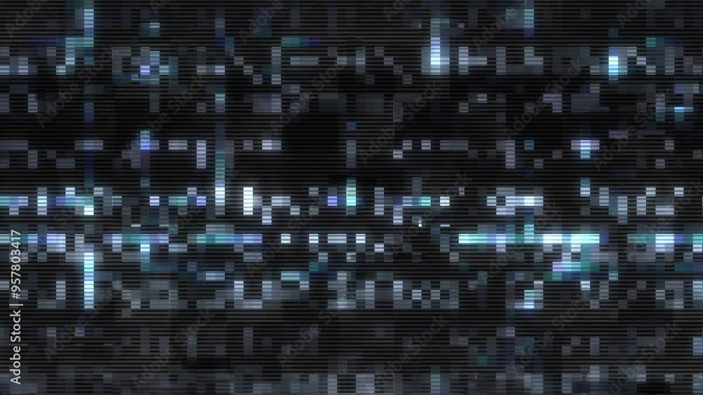Glitching Digital Matrix: Abstract Data Stream in Motion Glitching Digital Matrix: Abstract Data Stream in Motion