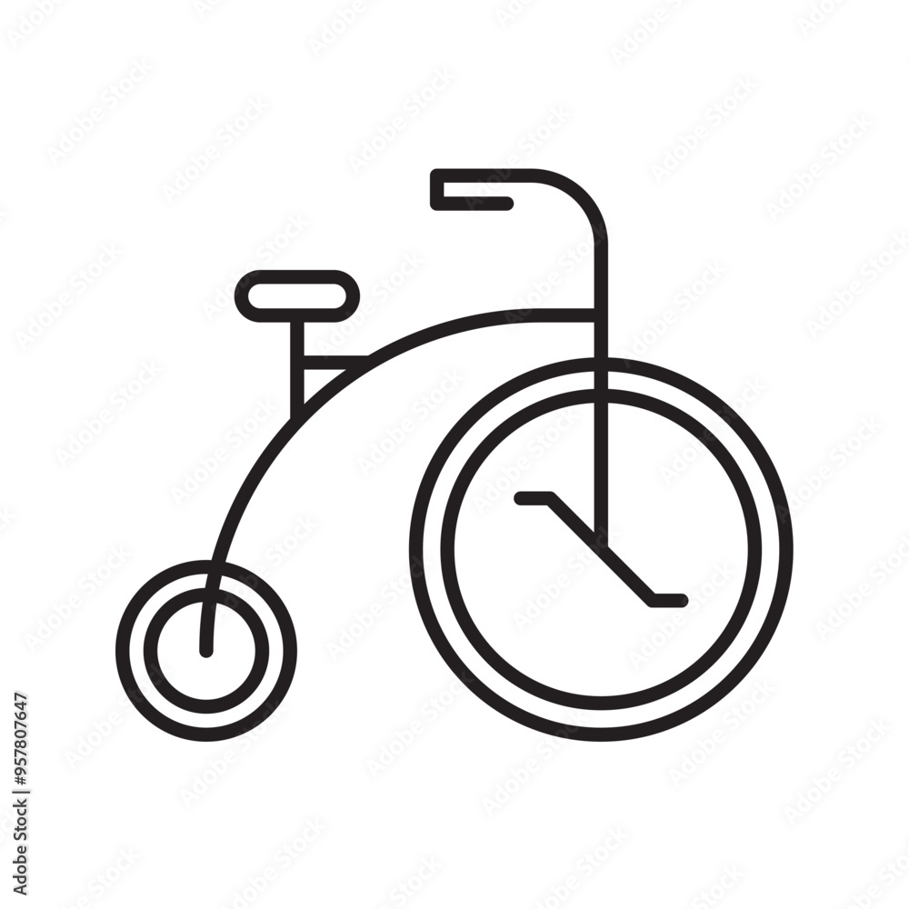 Penny Farthing for Transportation Icon Penny Farthing for Transportation Icon