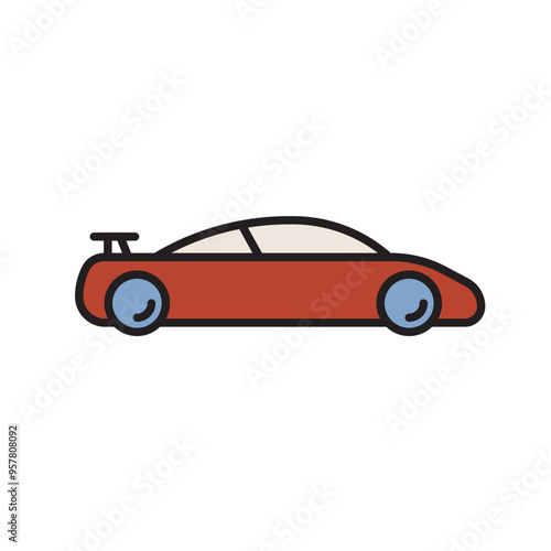 Sport Car for Transportation Icon