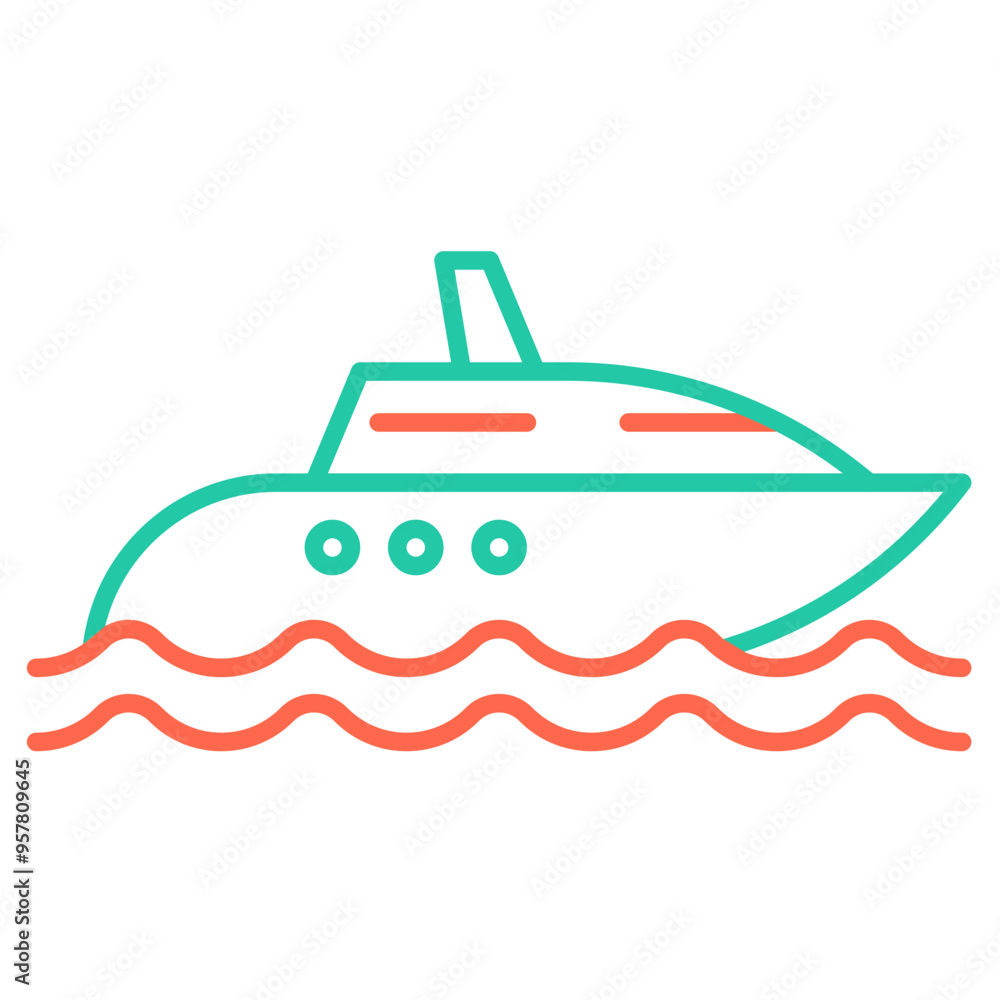 Yacht for Transportation Icon Yacht for Transportation Icon