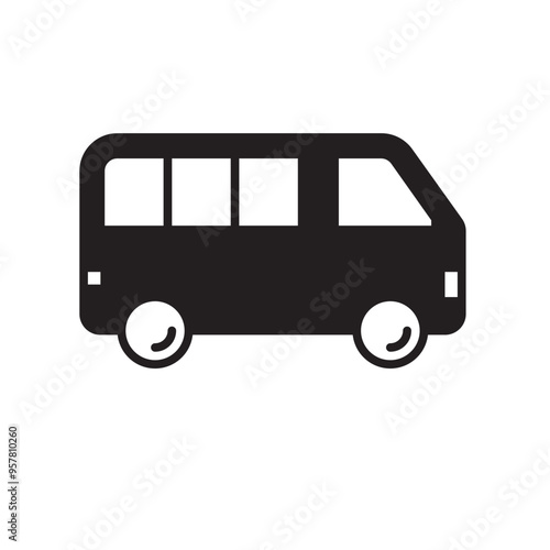 Minibus for Transportation Icon