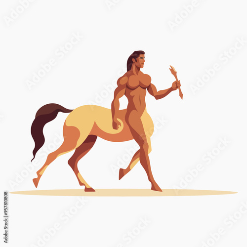 Mythical centaur illustration art