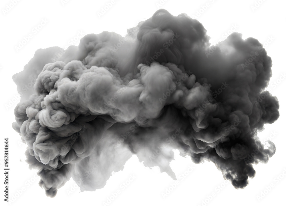 Abstract black and gray smoke gray cloud cut out. Isolated on Transparent background. Copy space. Abstract black and gray smoke gray cloud cut out. Isolated on Transparent background. Copy space.