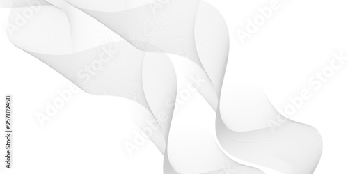 Dynamic sound wave. Design element. Illustration of the gray pattern of lines abstract background.