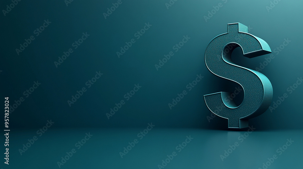 dollar symbol set against a sleek, black background. The design is minimalist yet powerful, symbolizing wealth, financial growth, and economic stability in a clean, professional style dollar symbol set against a sleek, black background. The design is minimalist yet powerful, symbolizing wealth, financial growth, and economic stability in a clean, professional style