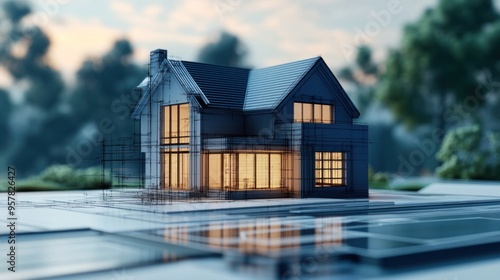 A detailed inspection of modern home features, including smart home systems and energy-efficient appliances, conducted by a professional inspector