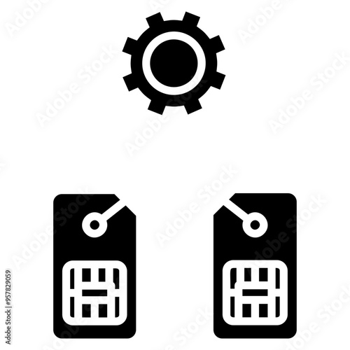 Management Icon Element For Design