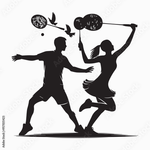 boxing Boxer Silhouette vector editable printable Illustration 