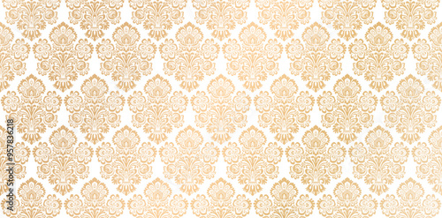 seamless damask wallpapers golden patterns ornamental designs isolated white backgrounds for wallpaper the bedroom, patterned fills, webs pages, surface textures, books covers, fabrics printing papers