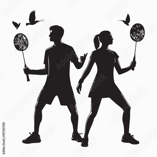 Boxer Silhouette vector editable printable Illustration editable design