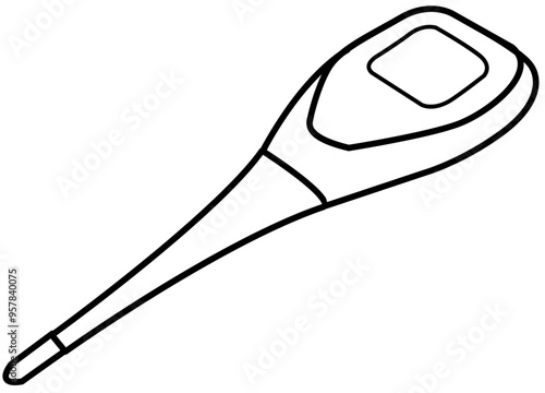 Cute Baby Shower Outline Element 
