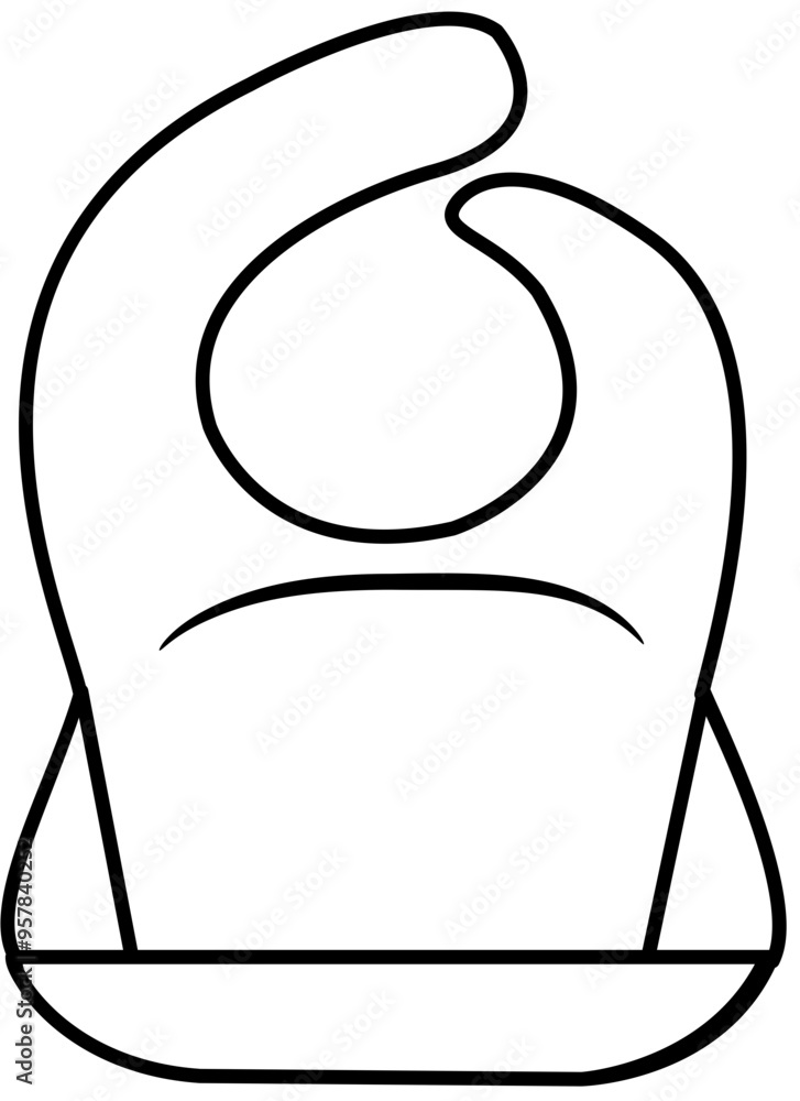 Cute Baby Shower Outline Element
Cute Baby Shower Outline Element