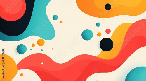 Explore retroinspired designs featuring fluid geometric shapes for stunning covers, banners, and posters with a modern twist.