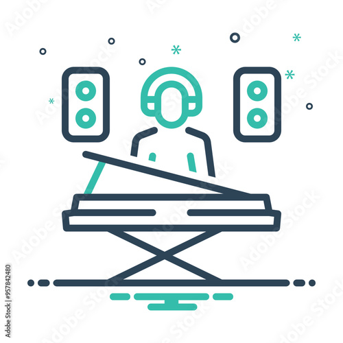 Mix icon for music composer