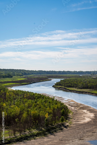 the river in the countryside