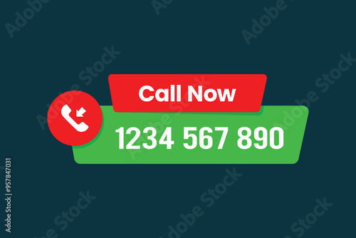 Vector Call us now icons 
