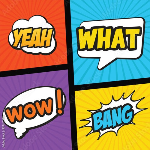 Dynamic Comic Shapes for Creative Designs
