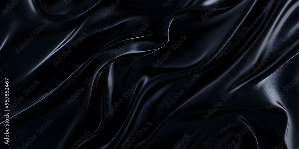 Fototapeta premium black satin background