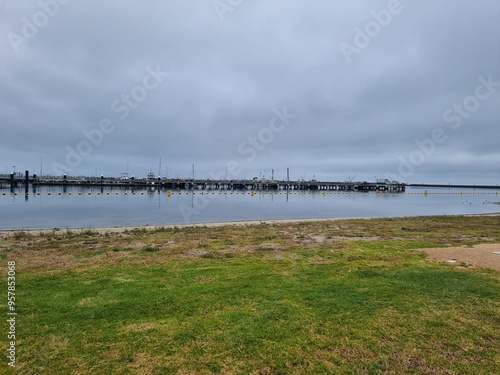 Portarlington Pier in Victoria, Australia photo