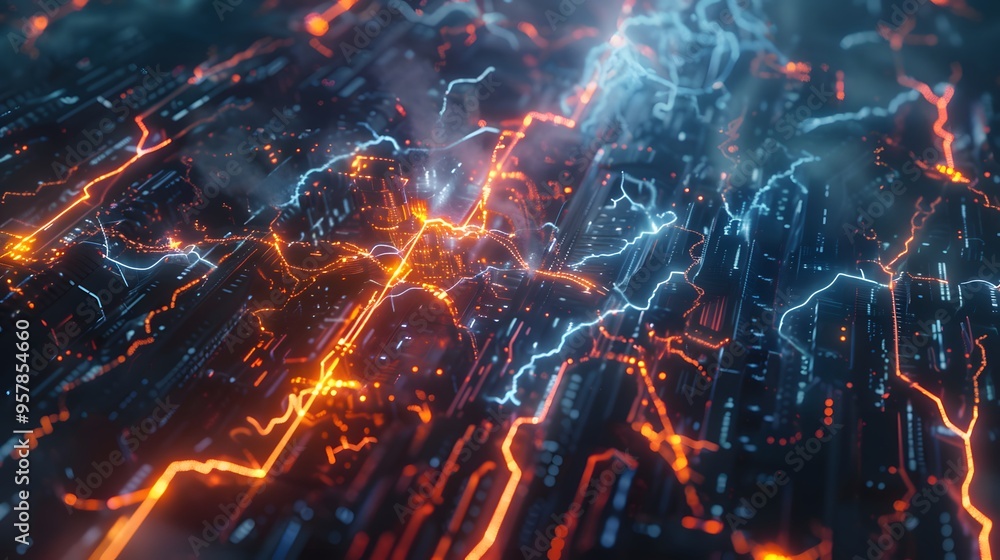 electric lighting, abstract electrical background electric lighting, abstract electrical background