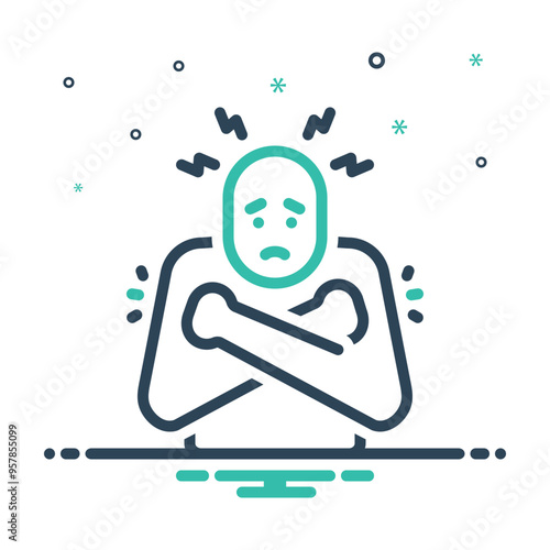 Mix icon for fear