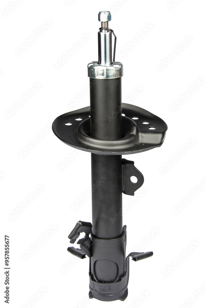 car shock absorber isolated on white background car shock absorber isolated on white background