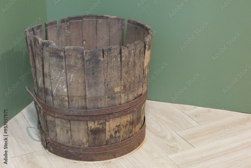Fototapeta premium wooden barrel