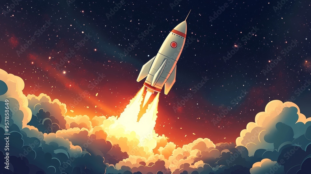 Fototapeta premium Rocket Launch