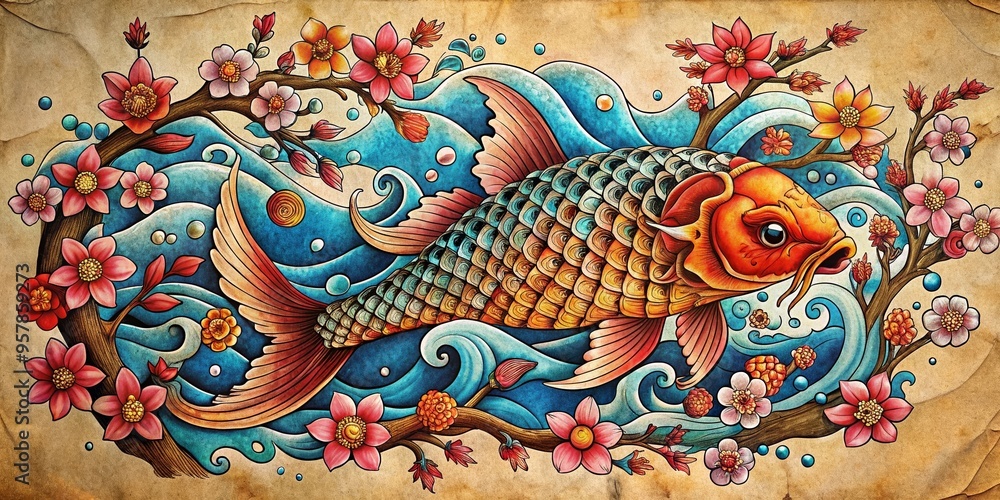 custom made wallpaper toronto digitalchinese fish