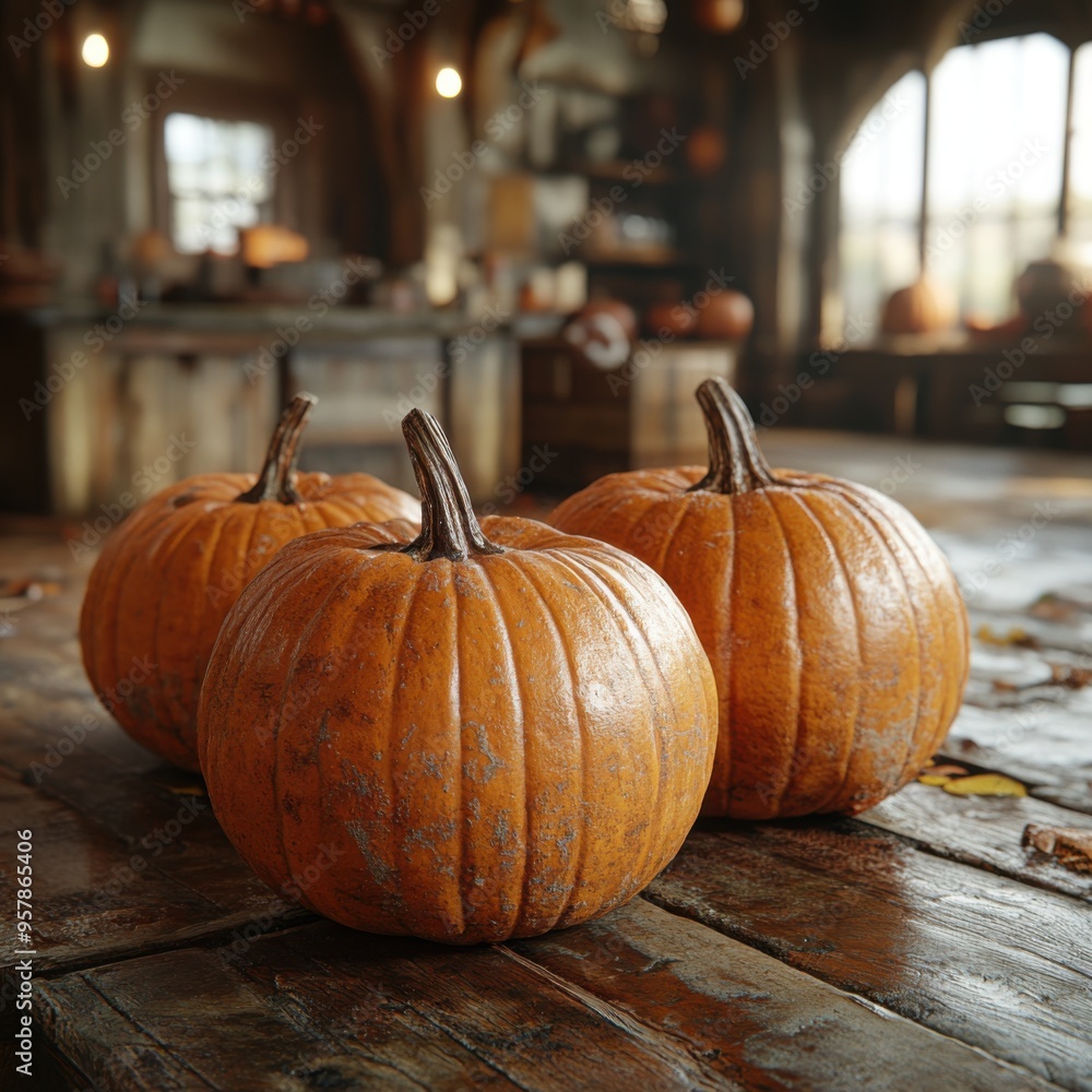 Rustic Thanksgiving Table Setting with Pumpkins, Wooden Table, and Fall Decor, Perfect for a Cozy Harvest Feast Rustic Thanksgiving Table Setting with Pumpkins, Wooden Table, and Fall Decor, Perfect for a Cozy Harvest Feast