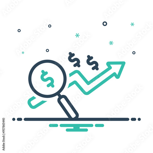 Mix icon for revenue