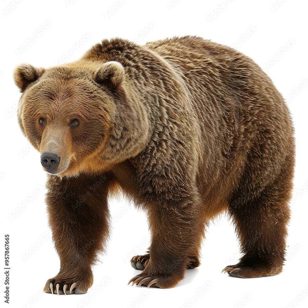 Obraz premium brown bear isolated