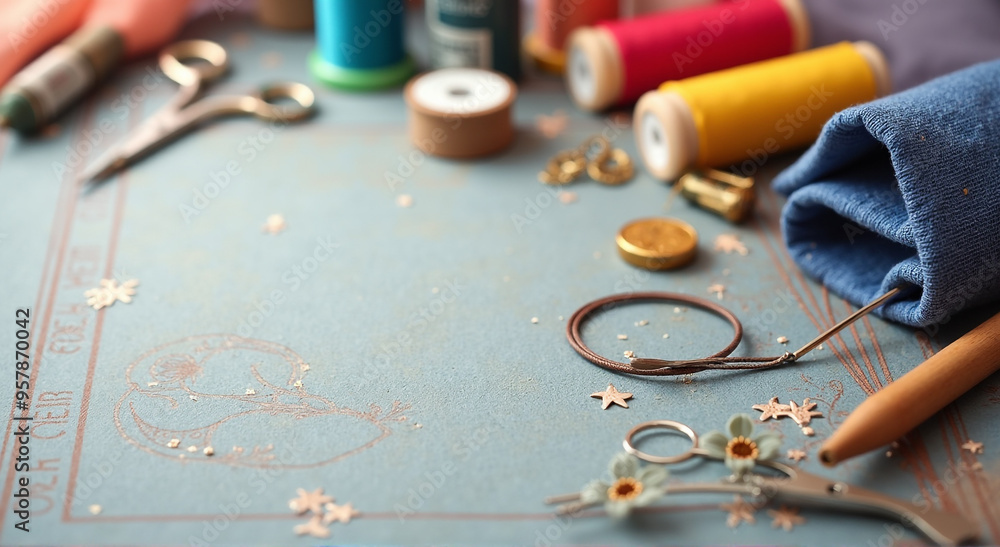 scissors and thread scissors and thread