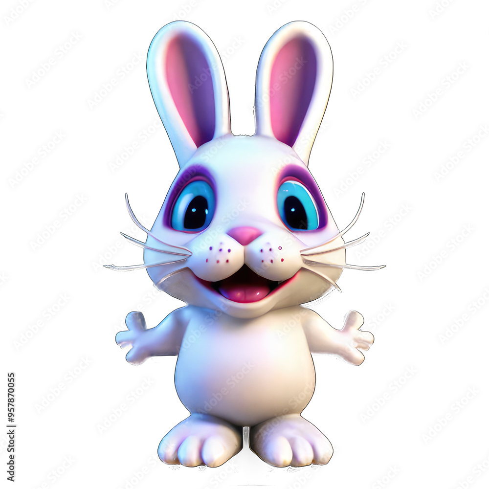 Obraz premium easter bunny ,bunny with a smile