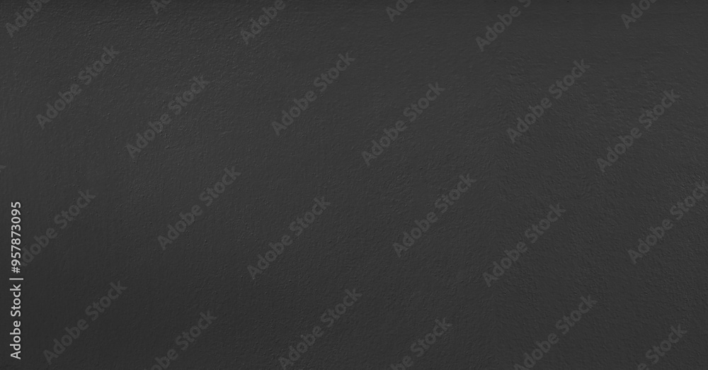 Texture of black cement wall background and wall is stained with dirt.