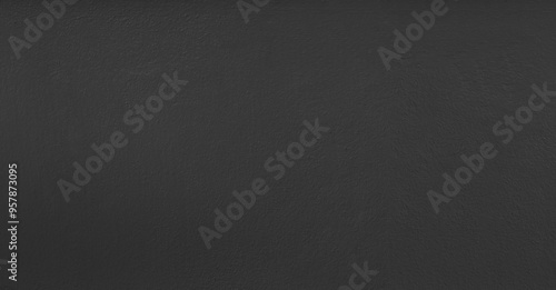 Obraz na płótnie Texture of black cement wall background and wall is stained with dirt. w salonie