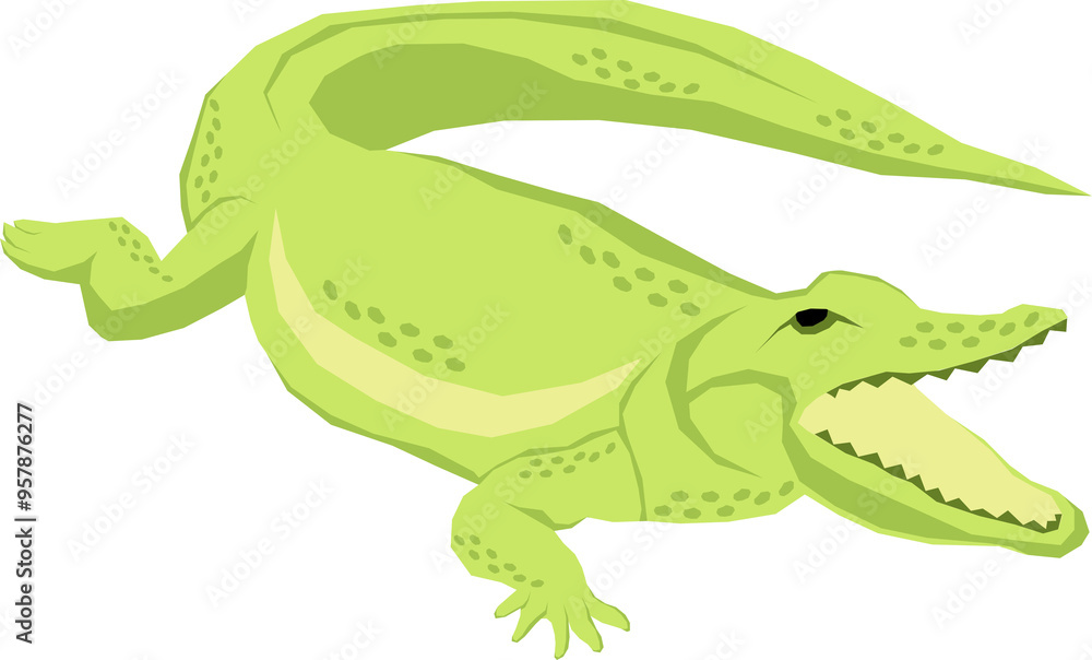 Crocodile cartoon illustration Crocodile cartoon illustration