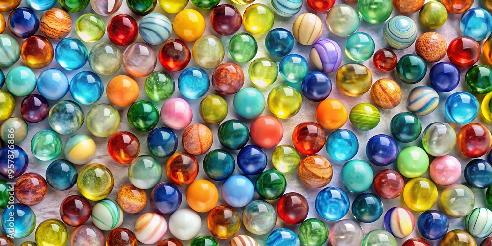 photo image of a seamless pattern of interlocking marbles in various colors and textures, with a subtle gradient print effect photo image of a seamless pattern of interlocking marbles in various colors and textures, with a subtle gradient print effect