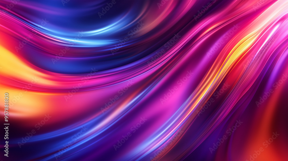 Obraz premium Colorful Abstract Background with Dynamic Lighting for Product Photography