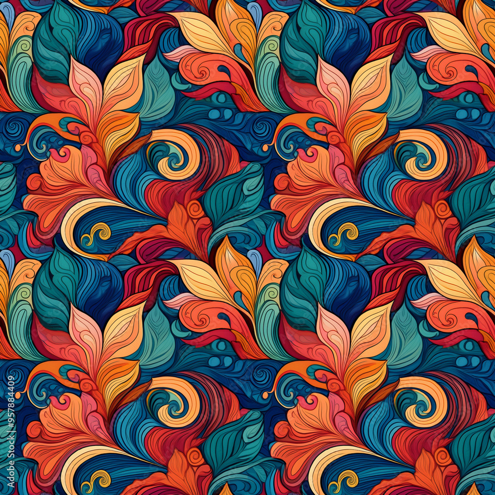 seamless floral pattern seamless floral pattern
