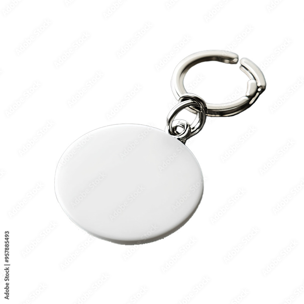 Simple Round Keychain Design Mockup Simple Round Keychain Design Mockup