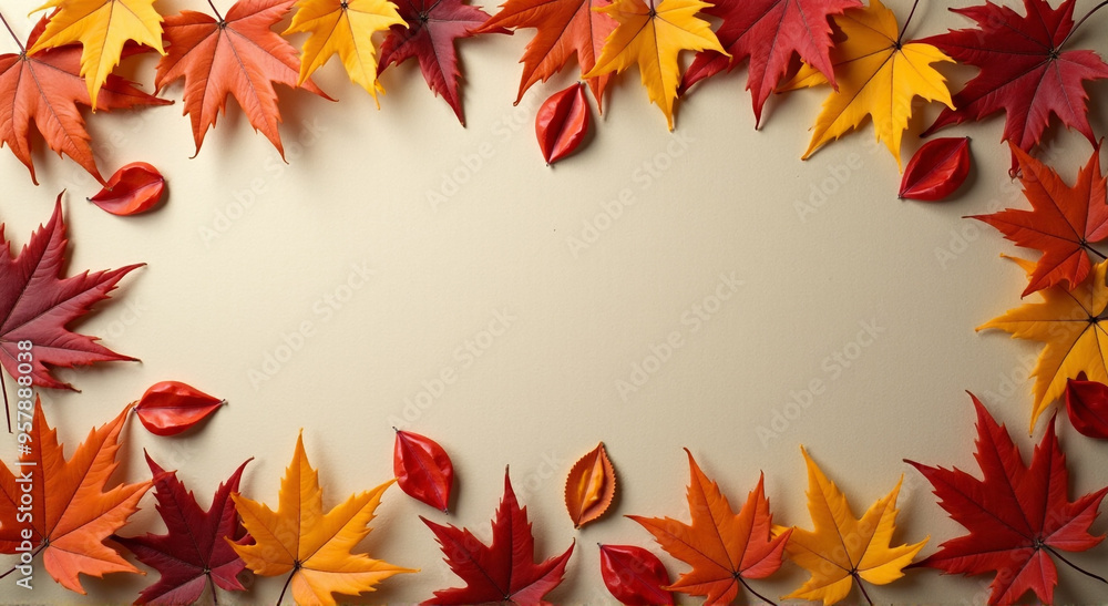 autumn leaves frame autumn leaves frame