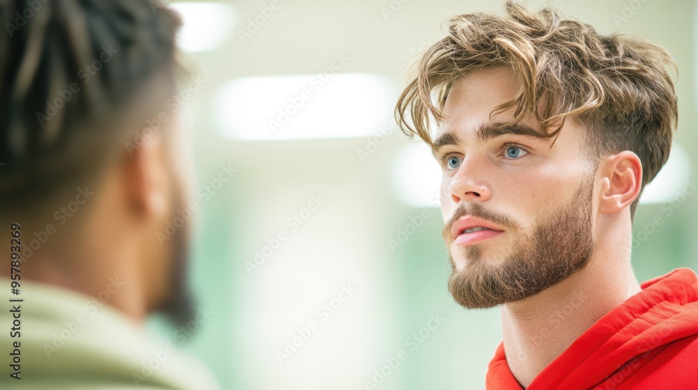 A mentor helps a mentee navigate career challenges, providing support and guidance. A mentor helps a mentee navigate career challenges, providing support and guidance.