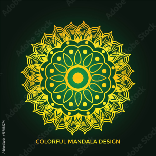 Creative luxury decorative mandala background