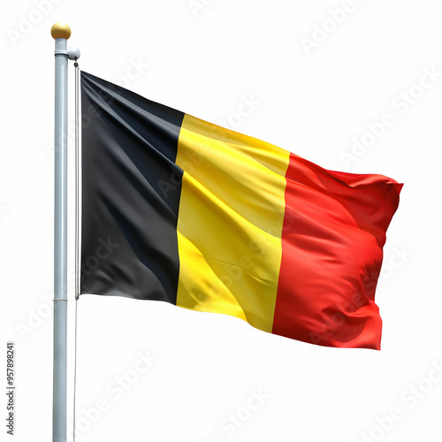 belgium flag isolated