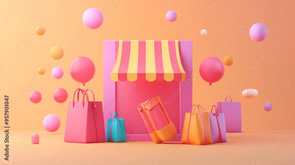 A 3D render featuring a flat icon of a coupon or voucher, designed with lofi cartoon lines to convey a playful and engaging style. The coupon or voucher is depicted with a clean, minimalistic design, A 3D render featuring a flat icon of a coupon or voucher, designed with lofi cartoon lines to convey a playful and engaging style. The coupon or voucher is depicted with a clean, minimalistic design,