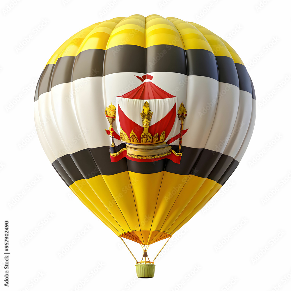 Obraz premium brunei flag isolated