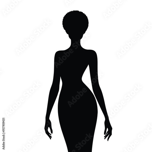 Graceful Woman Silhouette