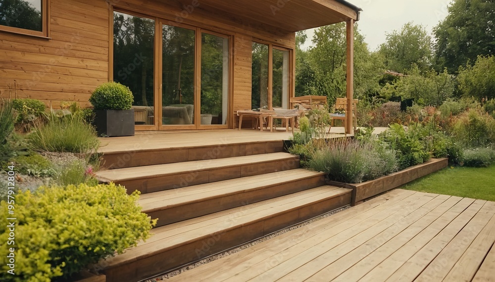 House with wooden deck 52 House with wooden deck 52