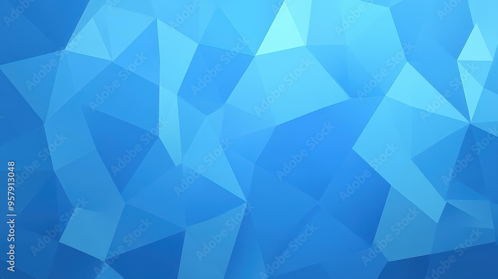 A vibrant low poly design in cool blue hues, perfect for adding a fresh touch to any digital project or space. A vibrant low poly design in cool blue hues, perfect for adding a fresh touch to any digital project or space.